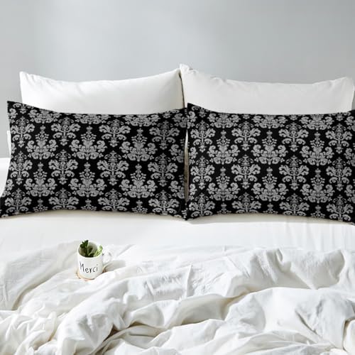 Feelyou Damask Pattern Twin Bedding Set Baroque Style