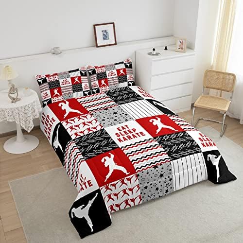 Feelyou Karate Comforter Set for Kids