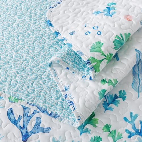 Travan Beach Quilt King Size Set with 2 Shams