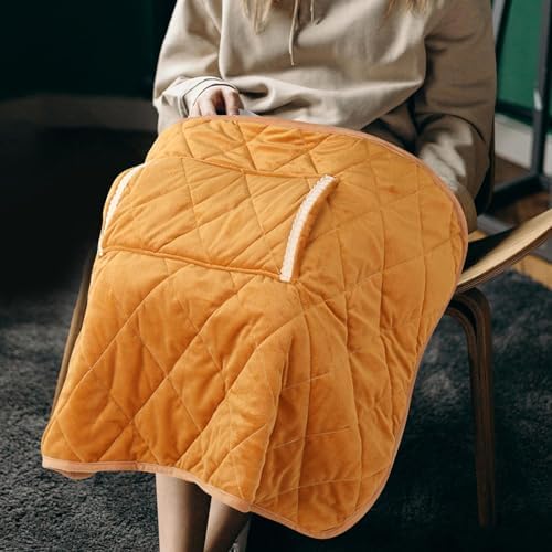 Electric Blanket Throw with USB Heating for Home and Travel