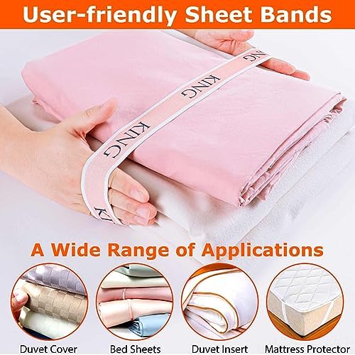 Kelofty Bed Sheet Organizers Storage Bands 2Pcs 1