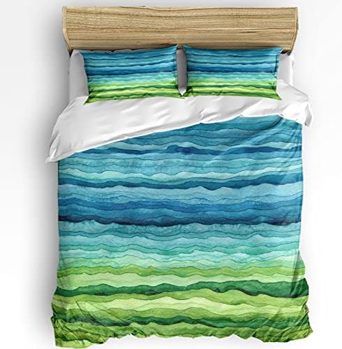 OComster California King Duvet Cover Set with Pillowcases