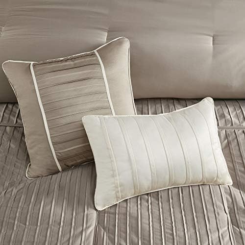 Madison Park Cal King Comforter Set - 7 Piece Down Alternative Luxury Bedding