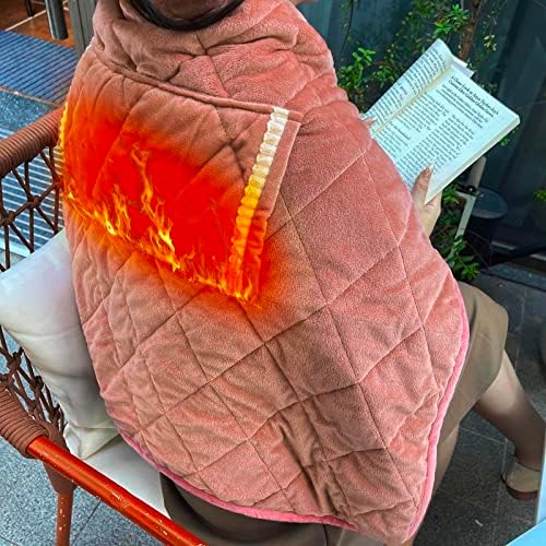 USB Heated Throw Blanket with Dual Control