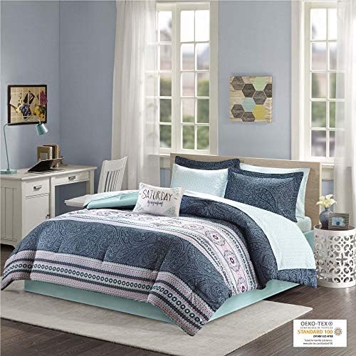 Intelligent Design Gemma Comforter Set Twin XL Teal