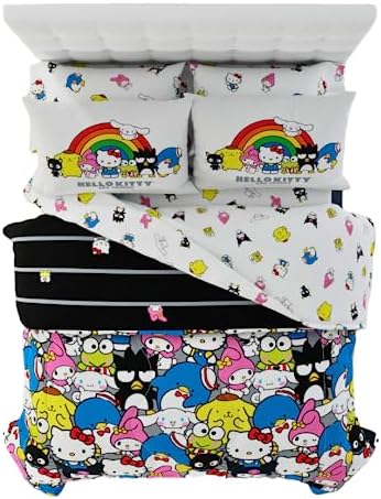 Franco Hello Kitty Friends 7 Piece Comforter Set
