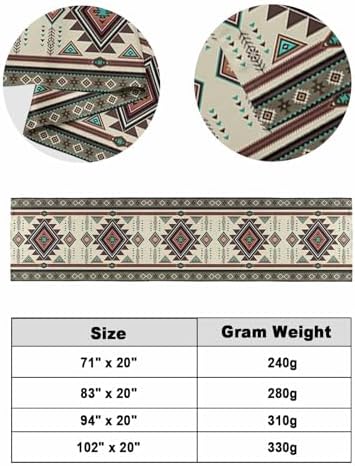 Ldtrchee Cal King Bed Runner - Native American Western Style 102x20in