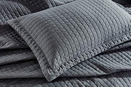 Chezmoi Collection 3-Piece Modern Quilted Bedspread Coverlet Set
