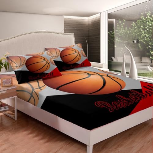 Erosebridal Basketball Fitted Sheet Set
