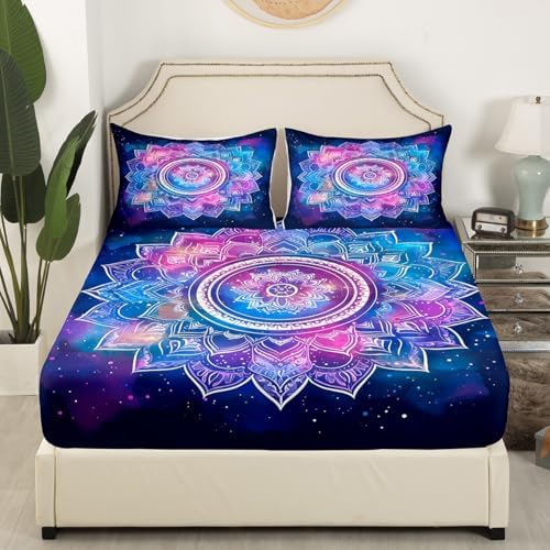 Feelyou Outer Space Galaxy Sheet Set for Kids
