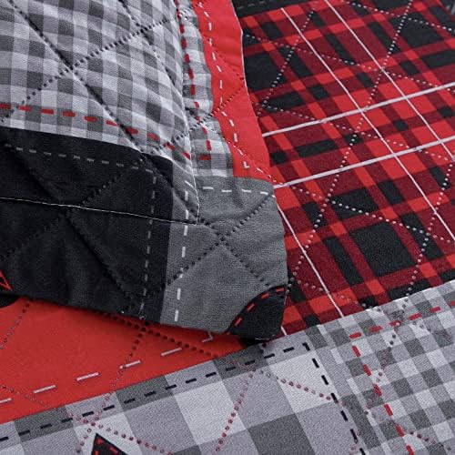 MINCHI King Size Bear Quilt Set with Pillowshams
