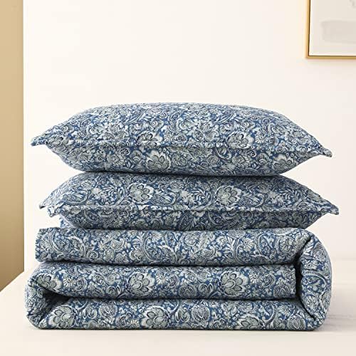 DURLENGEN Boho Quilt Set 3Pcs Cal King
