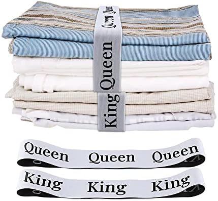FGY Sheet Organizer Bands for Linen Closet