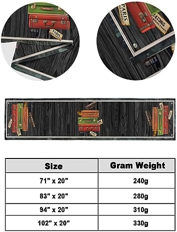 Smile Sunflower Bed Runner Scarf for Twin 71x20in 1