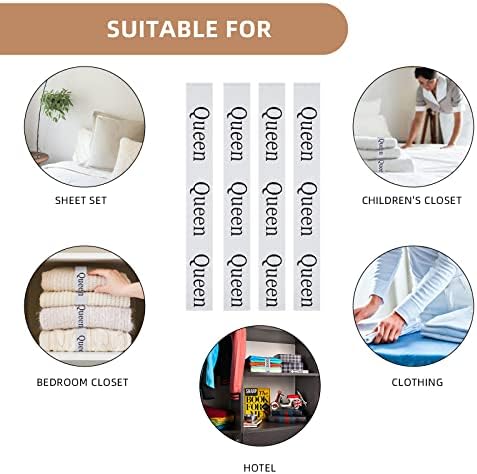 4PCS Bed Sheet Organizer Bands for Linen Closet