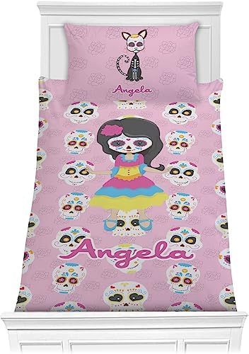 Personalized Kids Sugar Skulls Comforter Set Twin XL 1