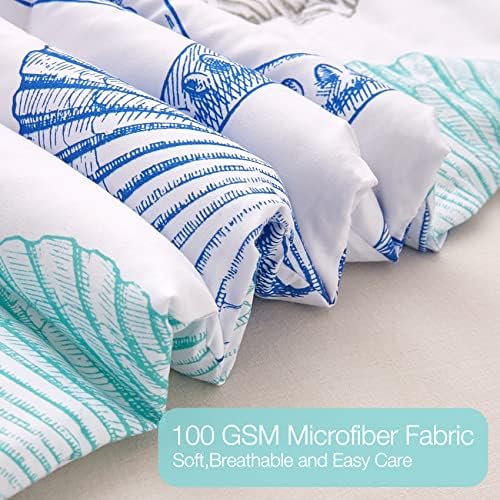 JSD Beach Theme Kids Comforter Set Twin Size