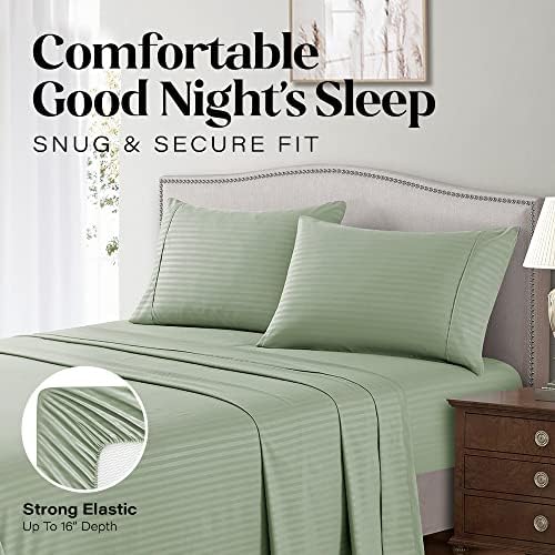 Elaine Karen Striped Full Sheet Set 4-Piece
