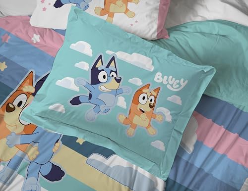Jay Franco Bluey 7 Piece Comforter Set for Kids