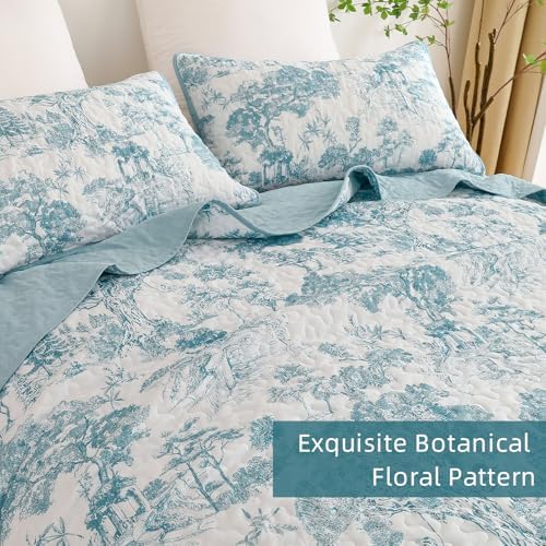 WONGS BEDDING Botanical Quilt Set King Size