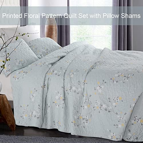 Exclusivo Mezcla Reversible Boho Quilt Set Queen Size