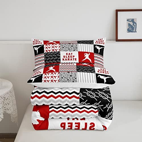 Feelyou Karate Comforter Set for Kids