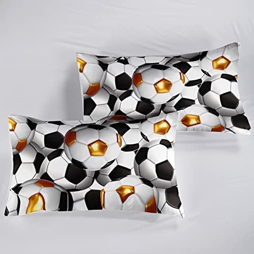 BailiPromise Soccer Comforter Set for Kids