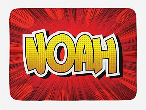 Ambesonne Name Bath Mat 302 x 20 Plush Non-Slip Design