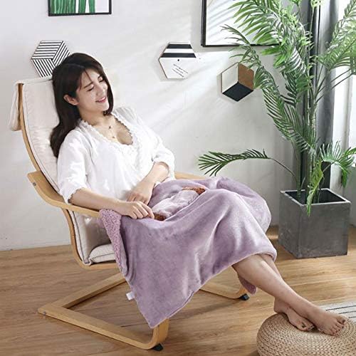 MSUIINT USB Heated Blanket with Hand Pocket 23x31 Inch Khaki