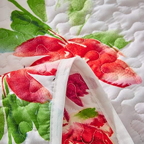 UOZZI BEDDING 3-Piece Queen Reversible Quilt Set