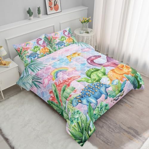 Smell Sunshine Comforter Set Dinosaur Print Twin