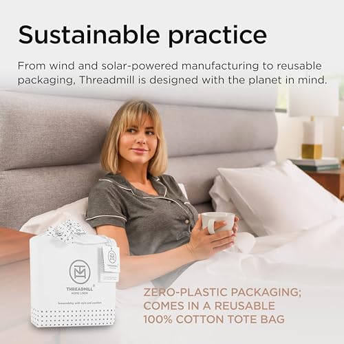 Threadmill Supima Cotton Sheets California King 1000 Thread Count 4 Pc Set
