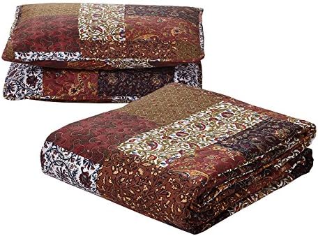 SLPR Red Riches 3-Piece Quilt Set - King Size