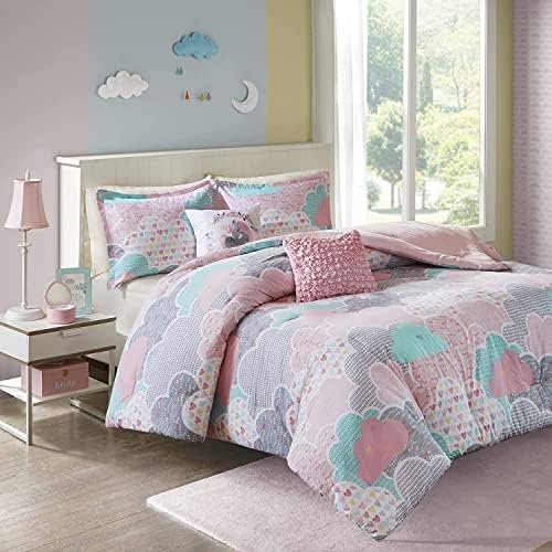Urban Habitat Kids Comforter Set Unicorn Print Cloud Pink