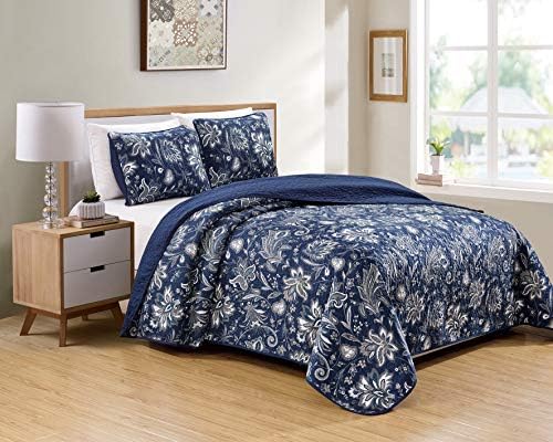 Luxury Home 3 Piece Reversible Quilt Set