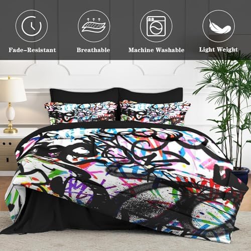 WeCozy 5 Pcs Twin Comforter Set with Pillowcase and Sham