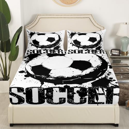Erosebridal Soccer Bedding Set Twin Size Boys