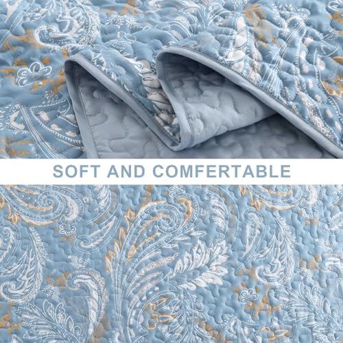 WONGS BEDDING Boho Quilt Set Queen 3 Pieces