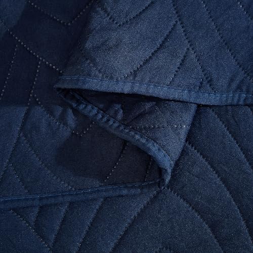 HLCME Weston - 3 Piece Quilt Set Navy Blue