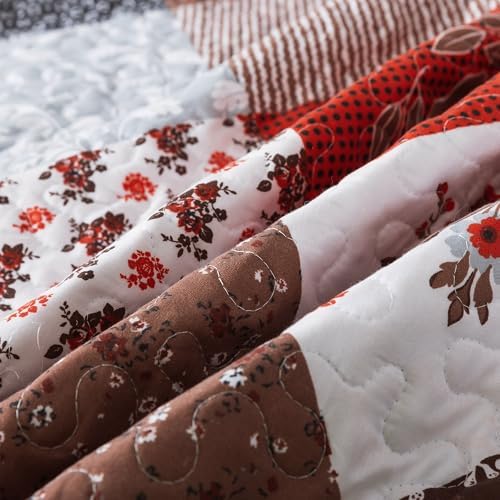 HoneiLife Quilt Set King Size - Amaranth Red