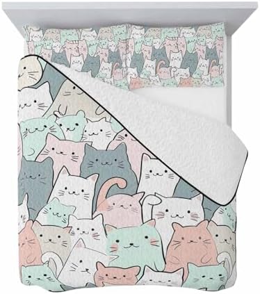 Chees D Zone Twin XL Quilt Set with 2 Pillow Shams