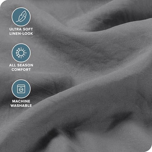 Bare Home Twin XL Sheet Set - Ultra-Soft Microfiber with Deep Pockets