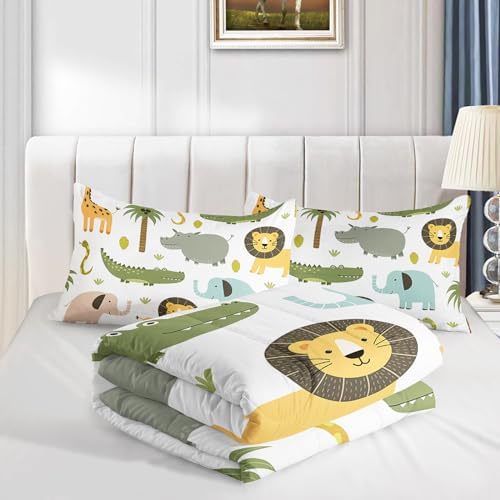 Axolotl Animals Comforter Set 3Pcs Kids