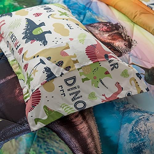 ADASMILE A S Dinosaur Comforter Set Twin for Kids 1