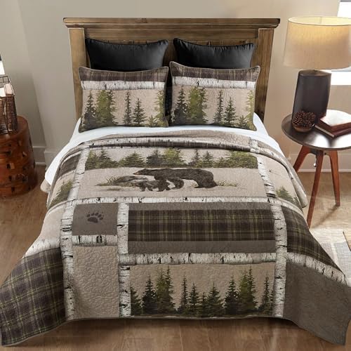 Donna Sharp Bear Panels Twin Quilt Set - 2 Piece
