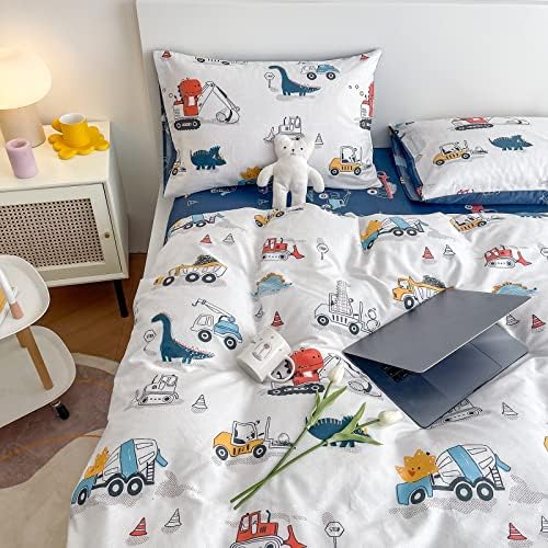 Dinosaur Kids Duvet Cover Set Twin