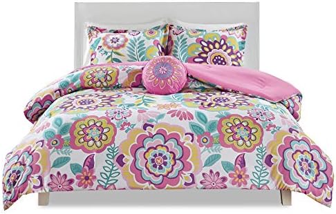 Mi Zone Camille Comforter Set 3 Piece TwinXL Pink Floral Bedding
