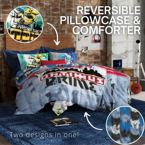 Franco Transformers Battle in Brooklyn Comforter Set 5 Piece