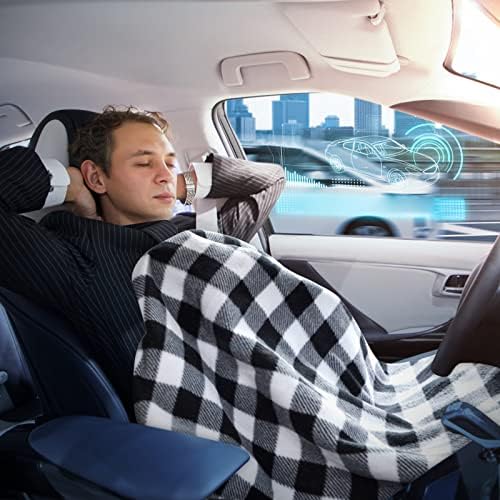 Lovskoo Soft Heated Blanket for Car and Travel