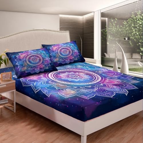 Feelyou Outer Space Galaxy Sheet Set for Kids